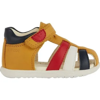 Dámská obuv Chlapecké sandály Geox B SANDAL MACCHIA 25 Žlutá, Bílá, Červená, Černá