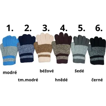 Rukavice ECHT Glove STQ083 Dětské pletené prstové rukavice