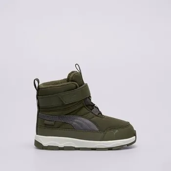 Chlapecká obuv Puma Evolve Boot Ac+ Inf Khaki 25