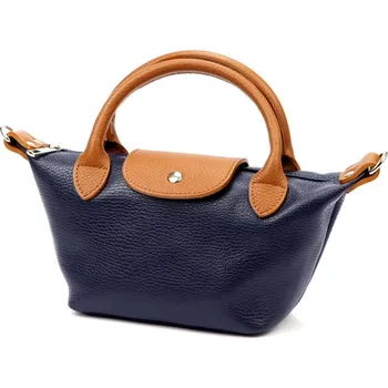 Kožená kabelka modrá Luka KZ2257599