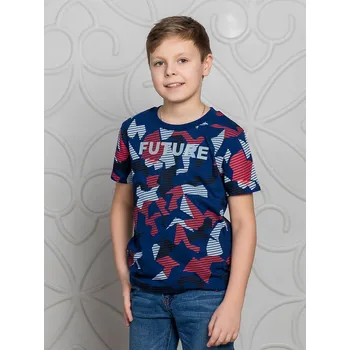 Chlapecké triko - WINKIKI WTB 01790, tmavě modrá Barva: Modrá, Velikost: 140