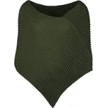 Bontis Pletené pončo - Olivová | uni