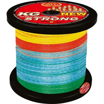 WFT Šňůra KG Strong Multicolor 0.18 - 0.39mm (1 - 2000 m) Průměr-Nosnost: 0.25mm - 39kg