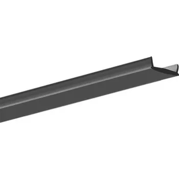 Příslušenství pro LED osvětlení Difuzor KLUŚ LIGER-11 pro LED hliníkové profily černý 1m