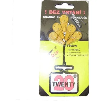 Věšák Háček UNIVERZAL žlutý, blistr KT05571