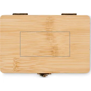 Sada nářadí Sada nářadí v bambus. pouzdru Tamponový tisk (max. 1 barva, 40x80mm) 1 barva 10 BOTTOM BOX PAD