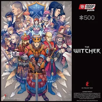 ostatní stavebnice GOODLOOT GLO GAMING PUZZLE: THE WITCHER NORTHERN REALMS 5908305246756