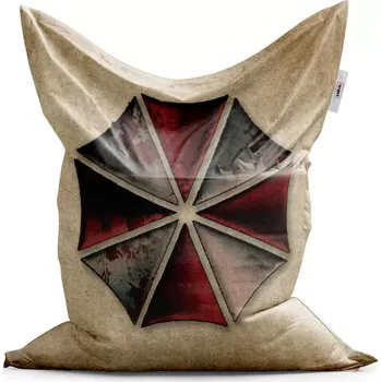 Sedací pytel Sablio Sedací vak Classic Resident Evil Umbrella Corporation Vintage - 200x140 cm