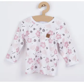 Kojenecké tričko s dlouhým rukávem Koala Flowers - Velikost 80 (9-12m)