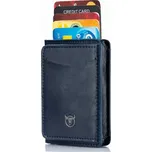 BULLCAPTAIN kožená hliníková dokladovka RFID Modrá BULLCAPTAIN KB464s2