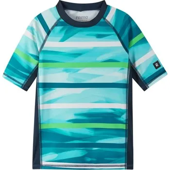 Chlapecké oblečení Dětské UV triko REIMA UIVA 104 Tyrkysová, Tmavě modrá, Bílá, Zelená