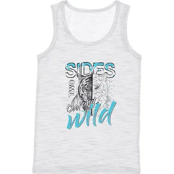 Chlapecké spodní prádlo Chlapecký nátělník sv.šedý Evona (Chlapecké tílko)