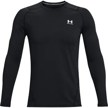 Pánské tričko Pánské triko Under Armour FITTED CREW S Černá, Bílá