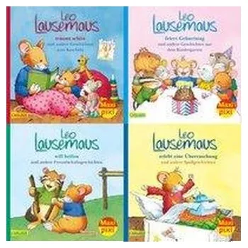 První čtění Maxi-Pixi-4er-Set 80: Meine liebsten Geschichten von Leo Lausemaus (4x1 Exemplar) - Campanella, Marco