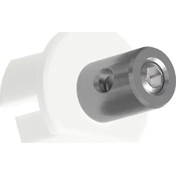 Příslušenství pro LED osvětlení Napájecí záslepka KLUŚ OLEK, ABS pro LED hliníkové profily bílá