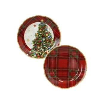 Talíř Dezertní talíř CHRISTMAS set 2ks BRANDANI 19cm