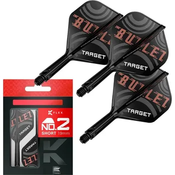 Šipka Target K-Flex Stephen Bunting No2 letky a krátké násadky