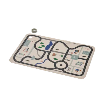 Stolní podložka Liewood Silikonová podložka Kofi Road map Sandy