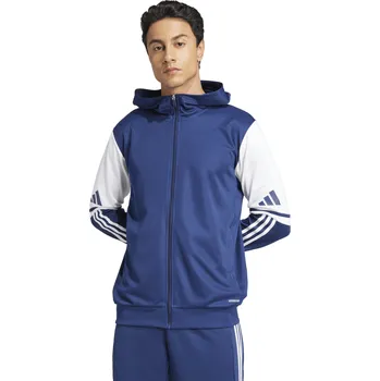 Pánská mikina Mikina s kapucí Adidas SQUADRA 25 Hoody tm.modro bílá Velikost: L