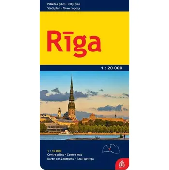 Jana Seta vydavatelství plán Riga 1:20 t.