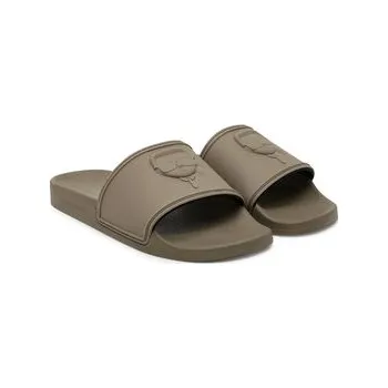 Dámské pantofle Nazouváky KARL LAGERFELD KL70009A Šedá 40