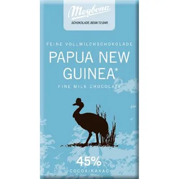 Čokoláda Meybona mléčná čokoláda Papua New Guinea 45% 40 g