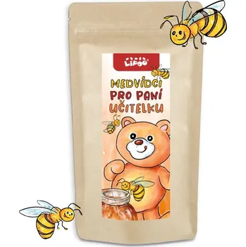 Bonbon Lipoo Medvídci pro paní učitelku bez cukru 60 g