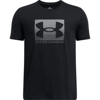 Pánské tričko Chlapecké tričko s krátkým rukávem UNDER ARMOUR-UA B BOXED SPORTS UPDATE SS-BLK Černá M