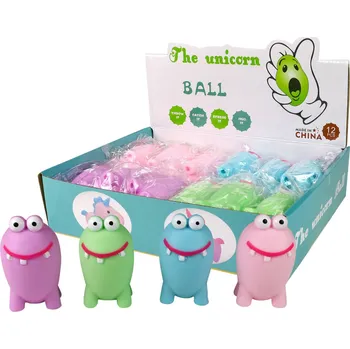 Dětský míč Míček antistresový mačkací antistresový balonek příšerka 4 barvy Světlo | 881864