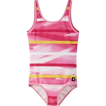 Dívčí oblečení Dívčí jednodílné plavky REIMA UIMAAN 116 Růžová, Bílá, Žlutá