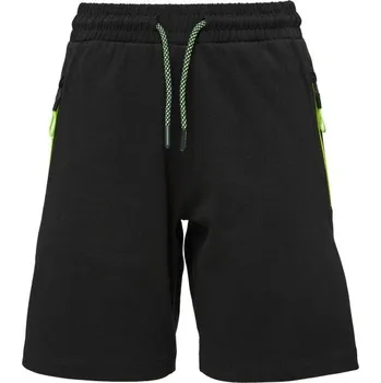 Chlapecké kraťasy Chlapecké úpletové šortky Lotto VENOT 140/146 Černá, Světle zelená