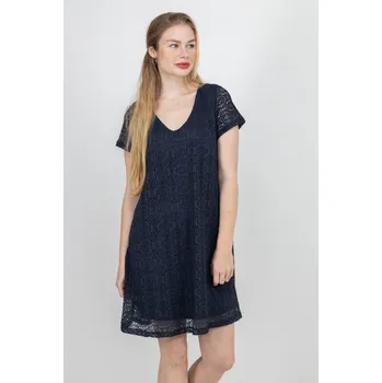 Dámské šaty Vero Moda dámské krajkové šaty Maya tmavě modré Velikost: S