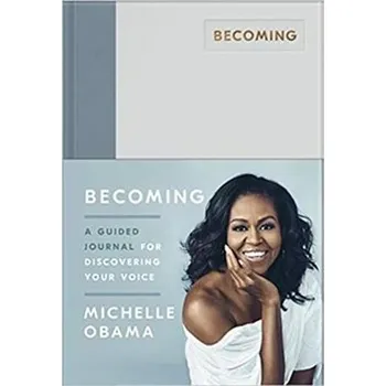 Populárně naučná literatura pro dospělé Becoming: A Guided Journal for Discovering Your Voice - Obama Michelle [EN] (2019, Vázaná, Penguin Books Ltd)