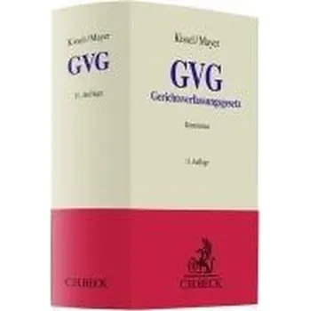 Gerichtsverfassungsgesetz - Kissel, Otto R. [DE] (2025, Firma, C.H. Beck)