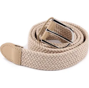 Opasek Pásek pružný šíře 3,2 cm unisex Varianta: 2 béžová světlá, Balení: 1 ks