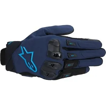 Moto oblečení rukavice SP X 3, ALPINESTARS (tmavě modrá/světle modrá, vel. M)