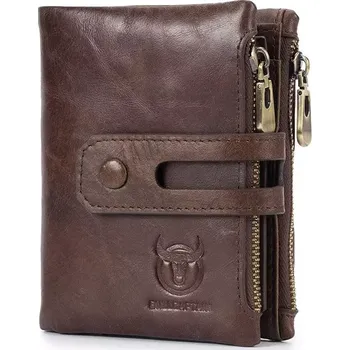 Peněženka Bullcaptain pánská kožená peněženka Mies Hnědá