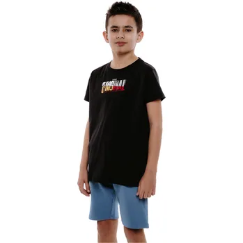 Pánské tričko Chlapecké tričko s krátkým rukávem AUTHORITY-T-ORG B black Černá 116/122