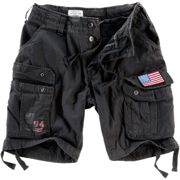 Kalhoty krátké Airborne Vintage Shorts Patch černé XXL