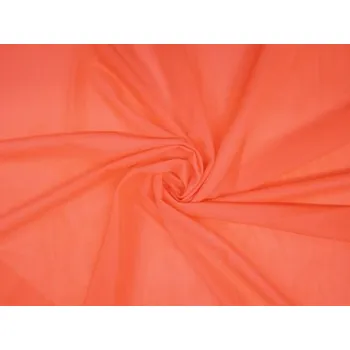 Podšívka polyesterová hrubá, dederon, lososová, metráž, látka