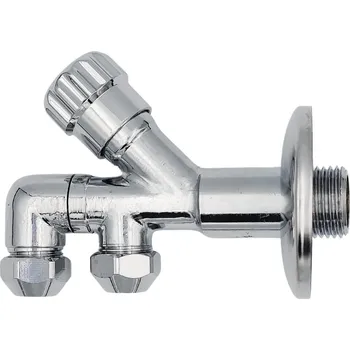 Ventil Rohový ventil dvojitý 1/2\"x3/8\"x3/8\"