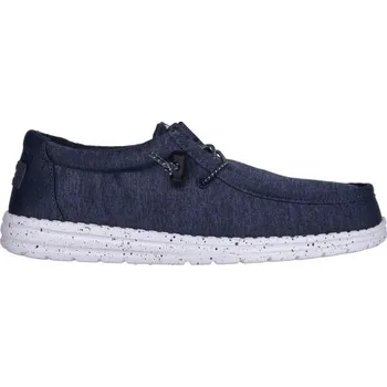 Pánská móda Pánské mokasíny Lee Cooper CANVAS 44 Tmavě modrá, Bílá