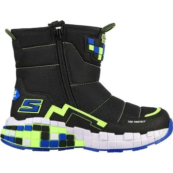 Chlapecká bunda Chlapecká zateplená zimní obuv Skechers MEGA-CRAFT 28 Černá, Světle zelená, Modrá, Bílá