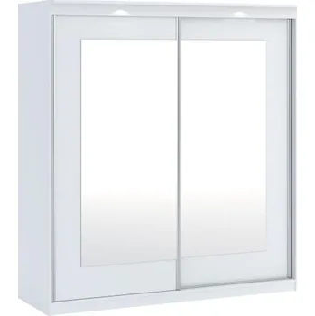 Šatní skříň Nábytek PEGAS s.r.o. Šatní skříň MORTY 2D2L 180, Bílá