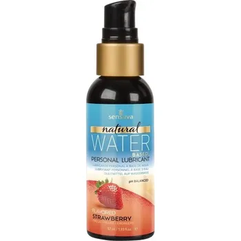 Lubrikační gel Sensuva Natural lubrikační gel jahoda 57 ml