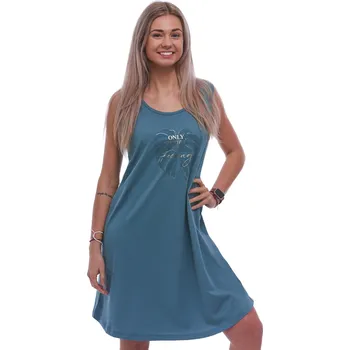 Dámská noční košile Zelená dámská noční košilka bez rukávů ONLY POSITIVE 1C3948 zelená 1xl