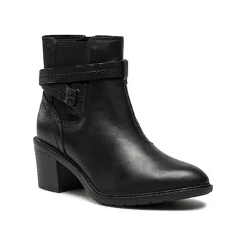 Dámské kozačky Polokozačky Clarks Scene Star 261674624 Černá 37