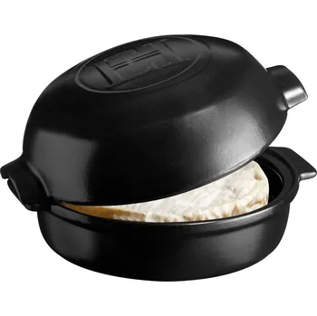 zapékací misa a miska Emile Henry Zapékací miska s víkem BBQ, černá 718417B