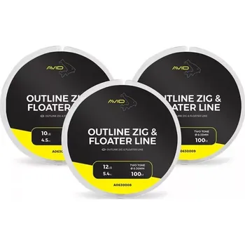 AVID Vlasec Outline Zig & Floater Line 100m 10lb 0,26mm (AVID Outline Zig & Floater Line 100m 10lb)