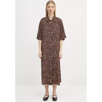 Dámské oblečení Šaty Anine Bing Julia Dress, XS, hnědá, 84X